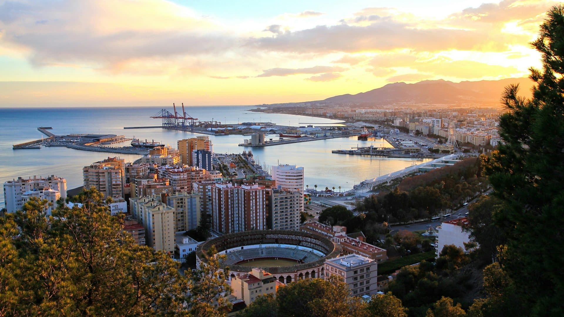 Málaga, Spain – August